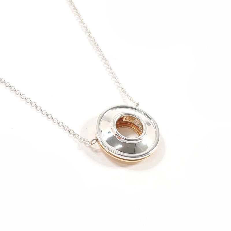 TIFFANY&Co. Necklace Magic Circle Pendant Paloma Picasso Silver925/K18 yellow gold Silver Silver Women Second hand