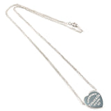 TIFFANY&Co. Necklace Heart Tag Double Chain Return to Silver925 Silver Women Second hand