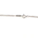 TIFFANY&Co. Necklace Heart Tag Double Chain Return to Silver925 Silver Women Second hand