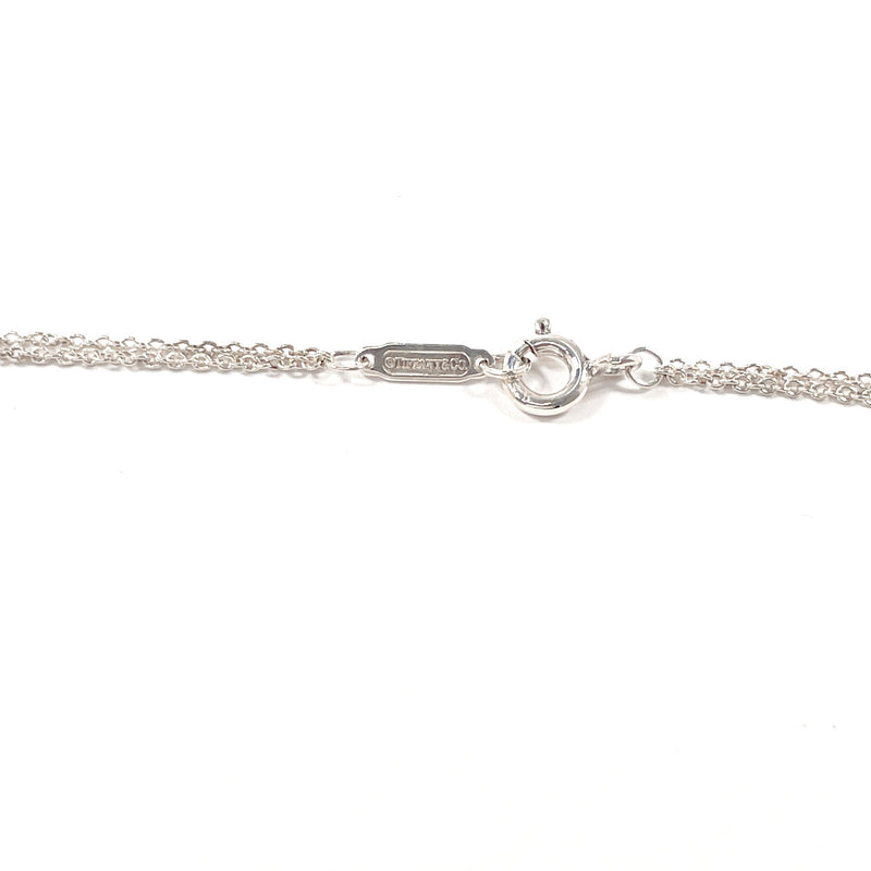 TIFFANY&Co. Necklace Heart Tag Double Chain Return to Silver925 Silver Women Second hand