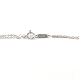 TIFFANY&Co. Necklace Heart Tag Double Chain Return to Silver925 Silver Women Second hand