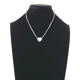 TIFFANY&Co. Necklace Heart Tag Double Chain Return to Silver925 Silver Women Second hand