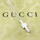 GUCCI Necklace cross Silver925 Silver unisex Second hand