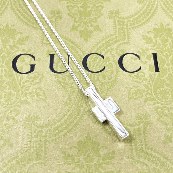 GUCCI Necklace cross Silver925 Silver unisex Second hand