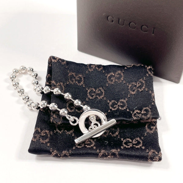 GUCCI bracelet Ball chain Silver925 Silver unisex Second hand
