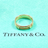 TIFFANY&Co. Ring Atlas Numeric K18 yellow gold #US 5 1/4 gold Women Second hand