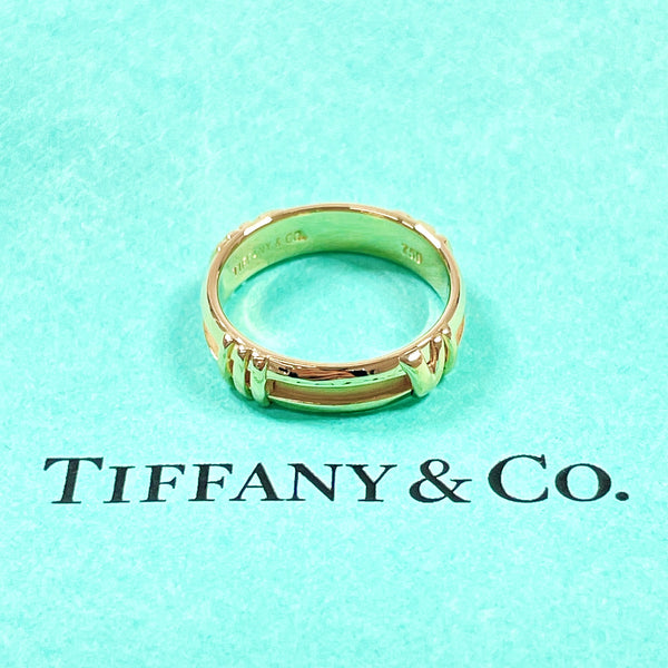 TIFFANY&Co. Ring Atlas Numeric K18 yellow gold #US 5 1/4 gold Women Second hand