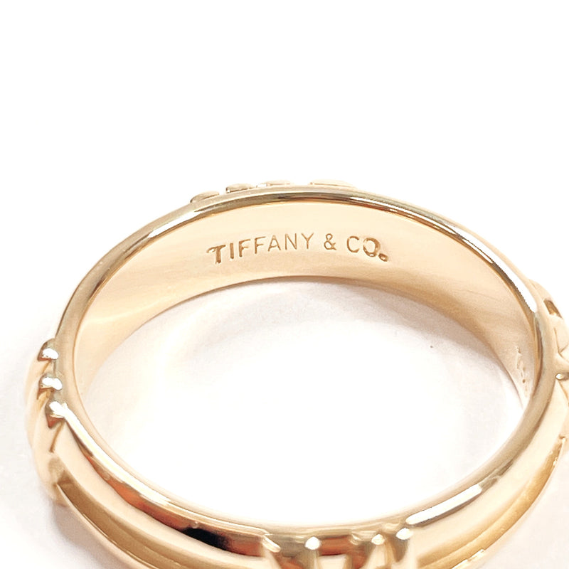 TIFFANY&Co. Ring Atlas Numeric K18 yellow gold #US 5 1/4 gold Women Second hand