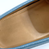 LOUIS VUITTON loafers Raspail Line leather blue mens Second hand