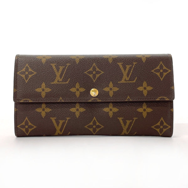 LOUIS VUITTON purse M61734 Portefeuille Sarah Monogram canvas Brown unisex Second hand