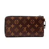 LOUIS VUITTON purse M69407 Zippy Dragonne Monogram macacer Brown mens Second hand