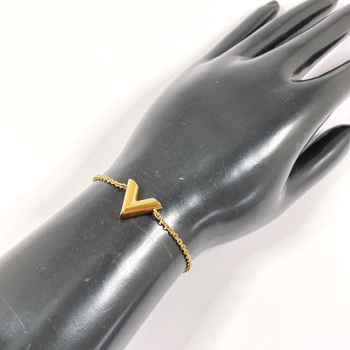 LOUIS VUITTON エッセンシャルV M61084 ゴールド LOUIS VUITTON Essential V Bracelet Gold-Plated France M61084