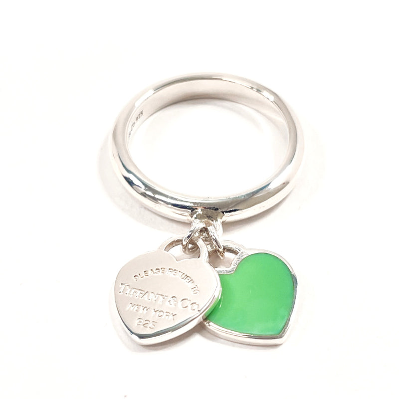 TIFFANY&Co. Ring Return to Double Heart Silver925 #US 5 Silver Women Second hand