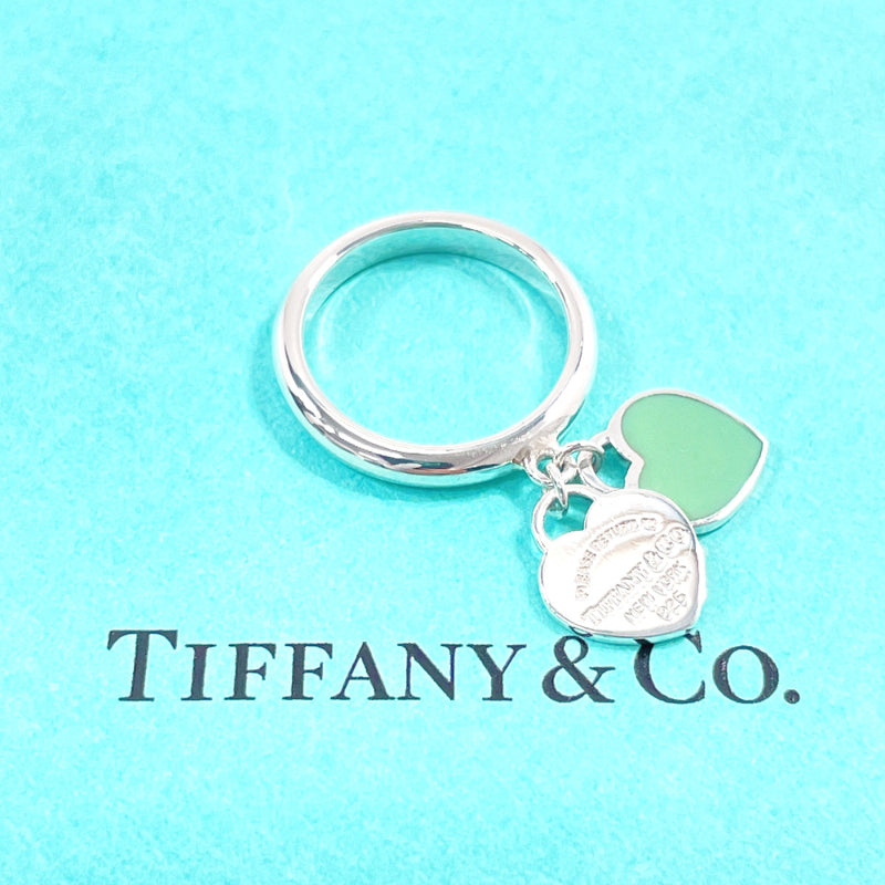 TIFFANY&Co. Ring Return to Double Heart Silver925 #US 5 Silver Women Second hand