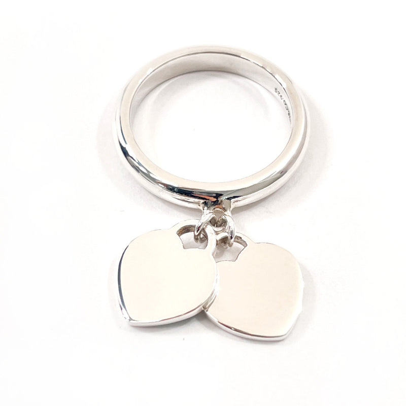 TIFFANY&Co. Ring Return to Double Heart Silver925 #US 5 Silver Women Second hand
