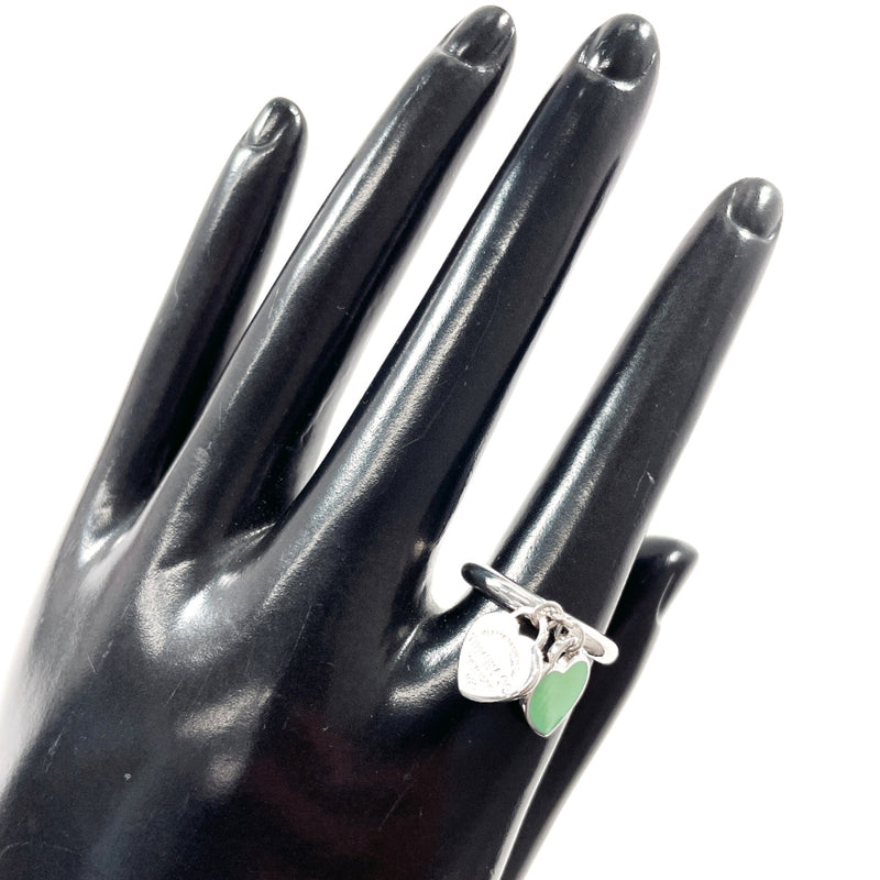 TIFFANY&Co. Ring Return to Double Heart Silver925 #US 5 Silver Women Second hand
