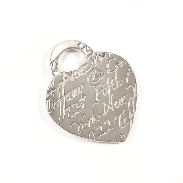 TIFFANY&Co. Pendant top Notes heart tag Silver925 Silver Women Second hand