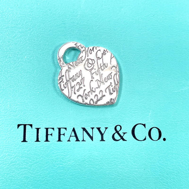 TIFFANY&Co. Pendant top Notes heart tag Silver925 Silver Women Second hand