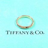 TIFFANY&Co. Ring Atlas X Closed Narrow K18 Pink Gold #US 4 3/4 Pink gold Women Second hand