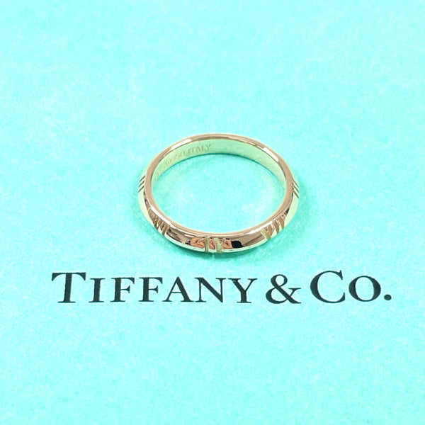 TIFFANY&Co. Ring Atlas X Closed Narrow K18 Pink Gold #US 4 3/4 Pink gold Women Second hand