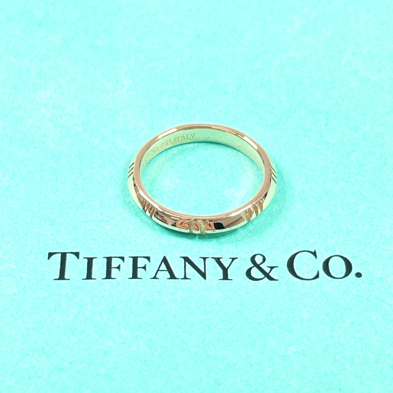 TIFFANY&Co. Ring Atlas X Closed Narrow K18 Pink Gold #US 4 3/4 Pink gold Women Second hand