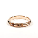 TIFFANY&Co. Ring Atlas X Closed Narrow K18 Pink Gold #US 4 3/4 Pink gold Women Second hand