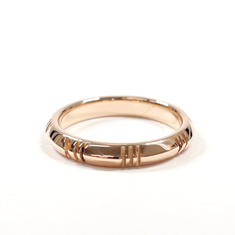 TIFFANY&Co. Ring Atlas X Closed Narrow K18 Pink Gold #US 4 3/4 Pink gold Women Second hand
