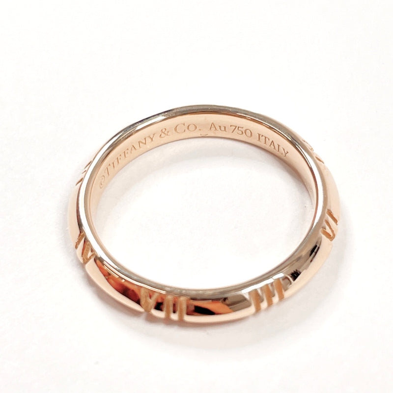 TIFFANY&Co. Ring Atlas X Closed Narrow K18 Pink Gold #US 4 3/4 Pink gold Women Second hand