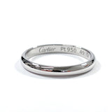 CARTIER Ring 1895 Wedding Ring Pt950Platinum #US 4 3/4 Silver GN5556 Women Second hand
