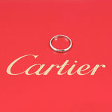 CARTIER Ring 1895 Wedding Ring Pt950Platinum #US 4 3/4 Silver GN5556 Women Second hand