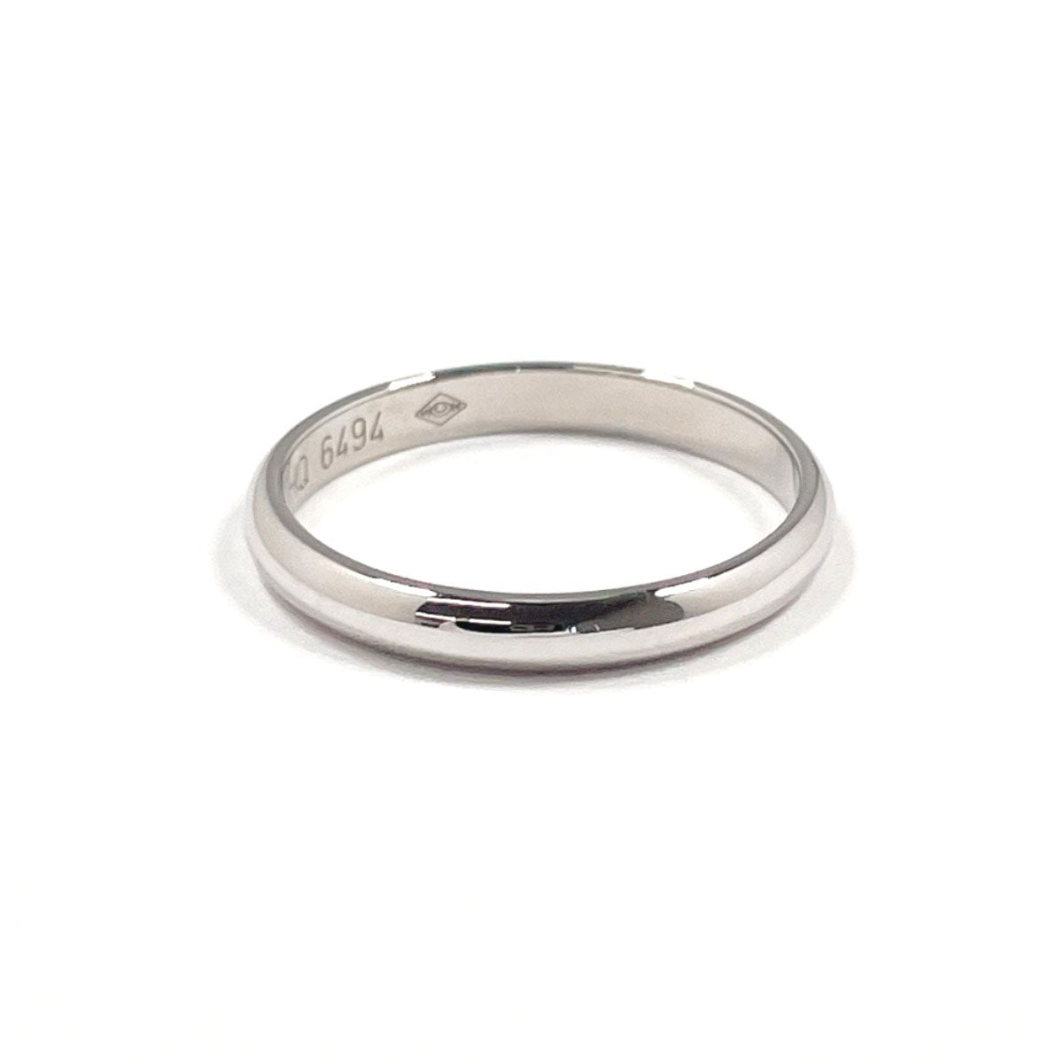 ★SALE★【Cartier】１８９５　リング　プラチナ　９号　1621 CARTIER Ring 1895 Wedding Ring Pt950Platinum #US 4 3/4