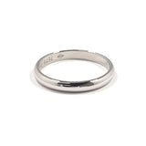 CARTIER Ring 1895 Wedding Ring Pt950Platinum #US 4 3/4 Silver GN5556 Women Second hand