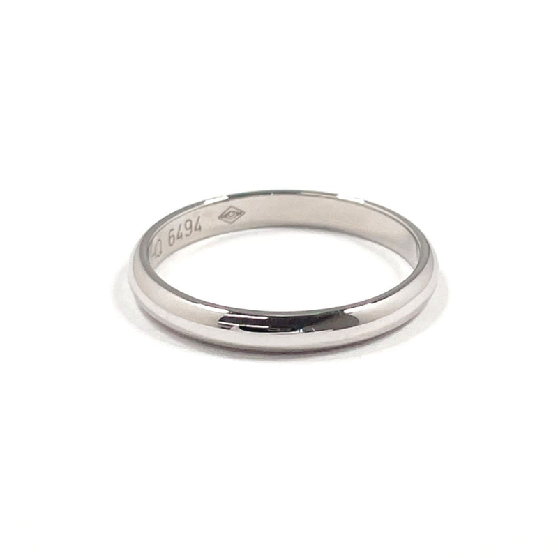 CARTIER Ring 1895 Wedding Ring Pt950Platinum #US 4 3/4 Silver GN5556 Women Second hand