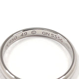 CARTIER Ring 1895 Wedding Ring Pt950Platinum #US 4 3/4 Silver GN5556 Women Second hand