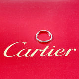 CARTIER Ring 1895 Wedding Ring Pt950Platinum #US 4 3/4 Silver GN5556 Women Second hand