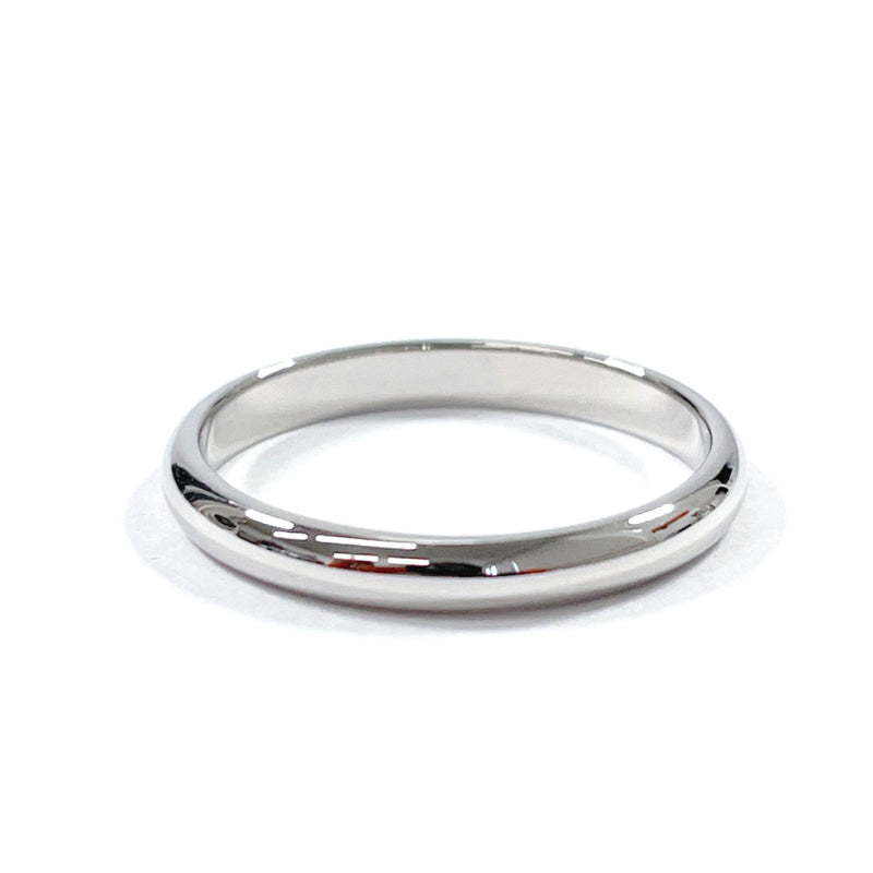 CARTIER Ring 1895 Wedding Ring Pt950Platinum #US 4 3/4 Silver GN5556 Women Second hand