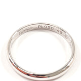 CARTIER Ring 1895 Wedding Ring Pt950Platinum #US 4 3/4 Silver GN5556 Women Second hand