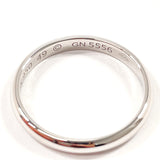 CARTIER Ring 1895 Wedding Ring Pt950Platinum #US 4 3/4 Silver GN5556 Women Second hand
