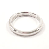TIFFANY&Co. Ring Stacking band ring Elsa Peretti Pt950Platinum/diamond #US 4 3/4 Silver Women Second hand