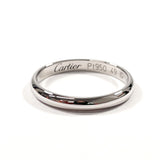 CARTIER Ring 1895 Wedding Ring Pt950Platinum #US 4 3/4 Silver HQ6404 Women Second hand