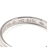 CARTIER Ring 1895 Wedding Ring Pt950Platinum #US 4 3/4 Silver HQ6494 Women Second hand