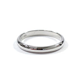 CARTIER Ring 1895 Wedding Ring Pt950Platinum #US 4 3/4 Silver HQ6404 Women Second hand