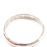 CARTIER Ring 1895 Wedding Ring Pt950Platinum #US 4 3/4 Silver HQ6404 Women Second hand