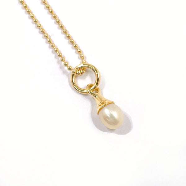 agete Necklace K18 yellow gold/Pearl gold Women Second hand