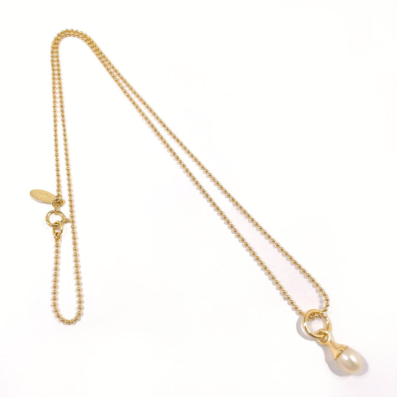 agete Necklace K18 yellow gold/Pearl gold Women Second hand