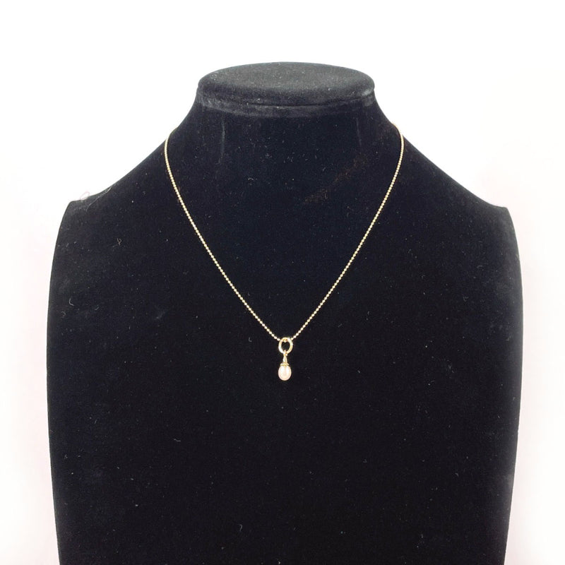 agete Necklace K18 yellow gold/Pearl gold Women Second hand