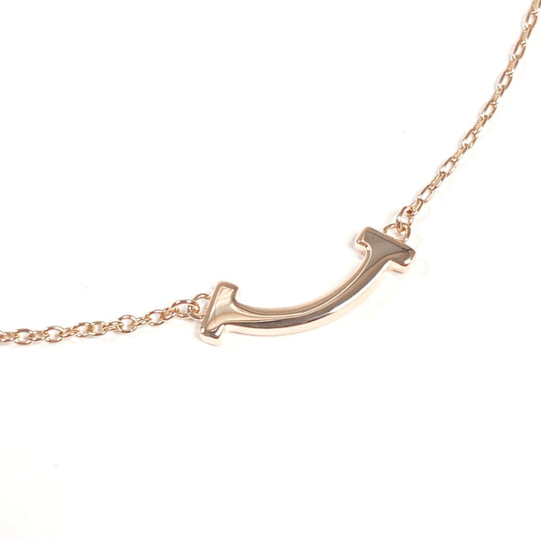 TIFFANY&Co. bracelet T Smile Mini K18 Pink Gold Pink gold Women Second hand