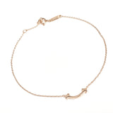 TIFFANY&Co. bracelet T Smile Mini K18 Pink Gold Pink gold Women Second hand