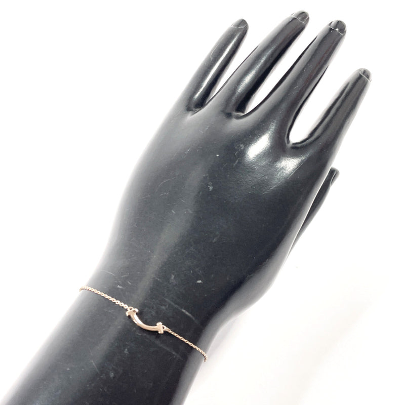 TIFFANY&Co. bracelet T Smile Mini K18 Pink Gold Pink gold Women Second hand