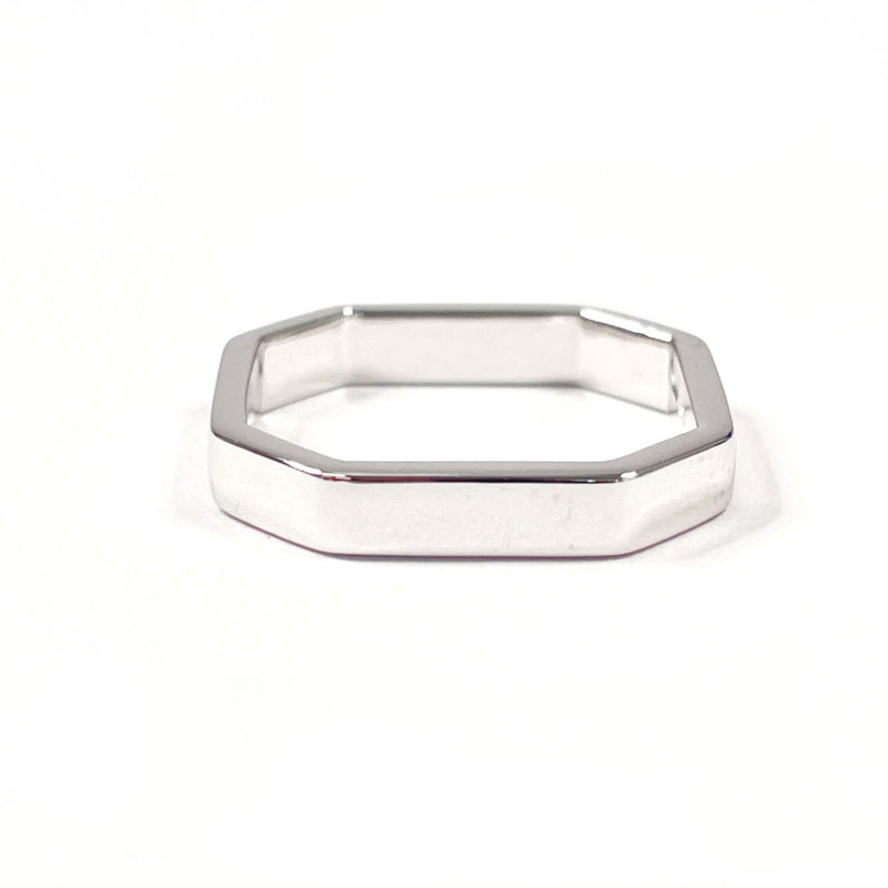 GUCCI Ring Octagonal K18 white gold/diamond #US 3 1/2 Silver Women Second hand